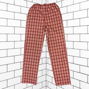 Brandy Melville Tilden High-Waisted Plaid Flannel Pants One Size/Extra Small